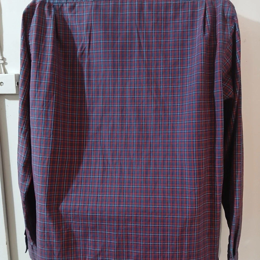 Ralph Lauren Red and Blue Plaid Casual Shirt - Picture 3 of 3